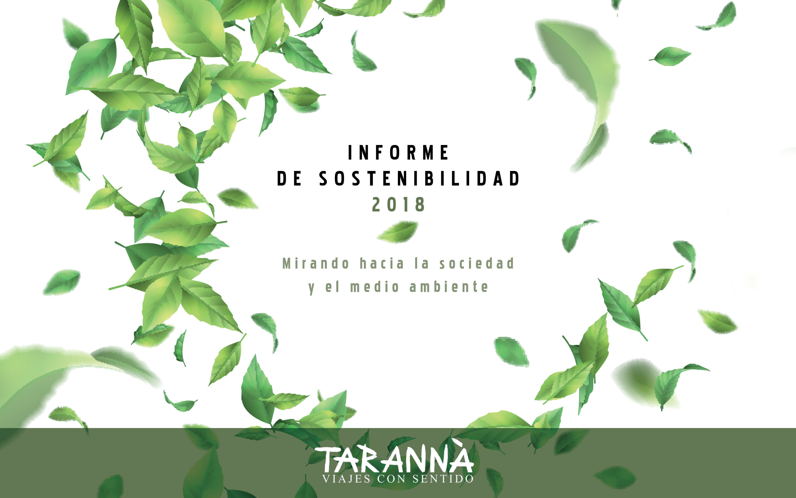 Tarannà Viajes con Sentido presenta la Memoria de Sostenibilidad 2018