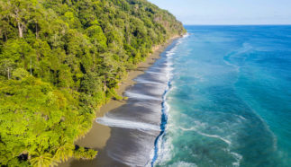 Playa en Costa Rica, América central