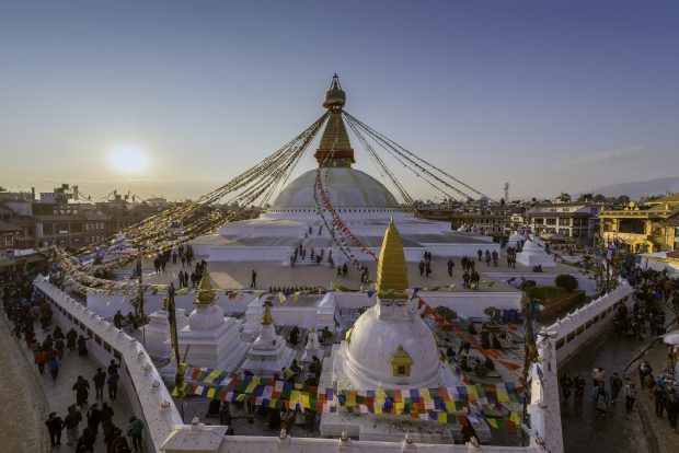 que ver en Nepal: stupa de Boudhanath
