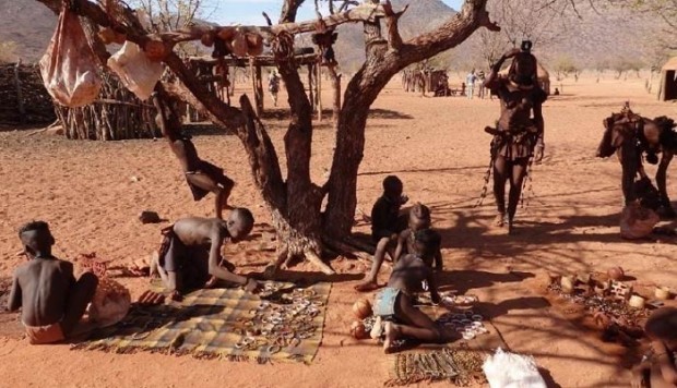 Personas Masai en África